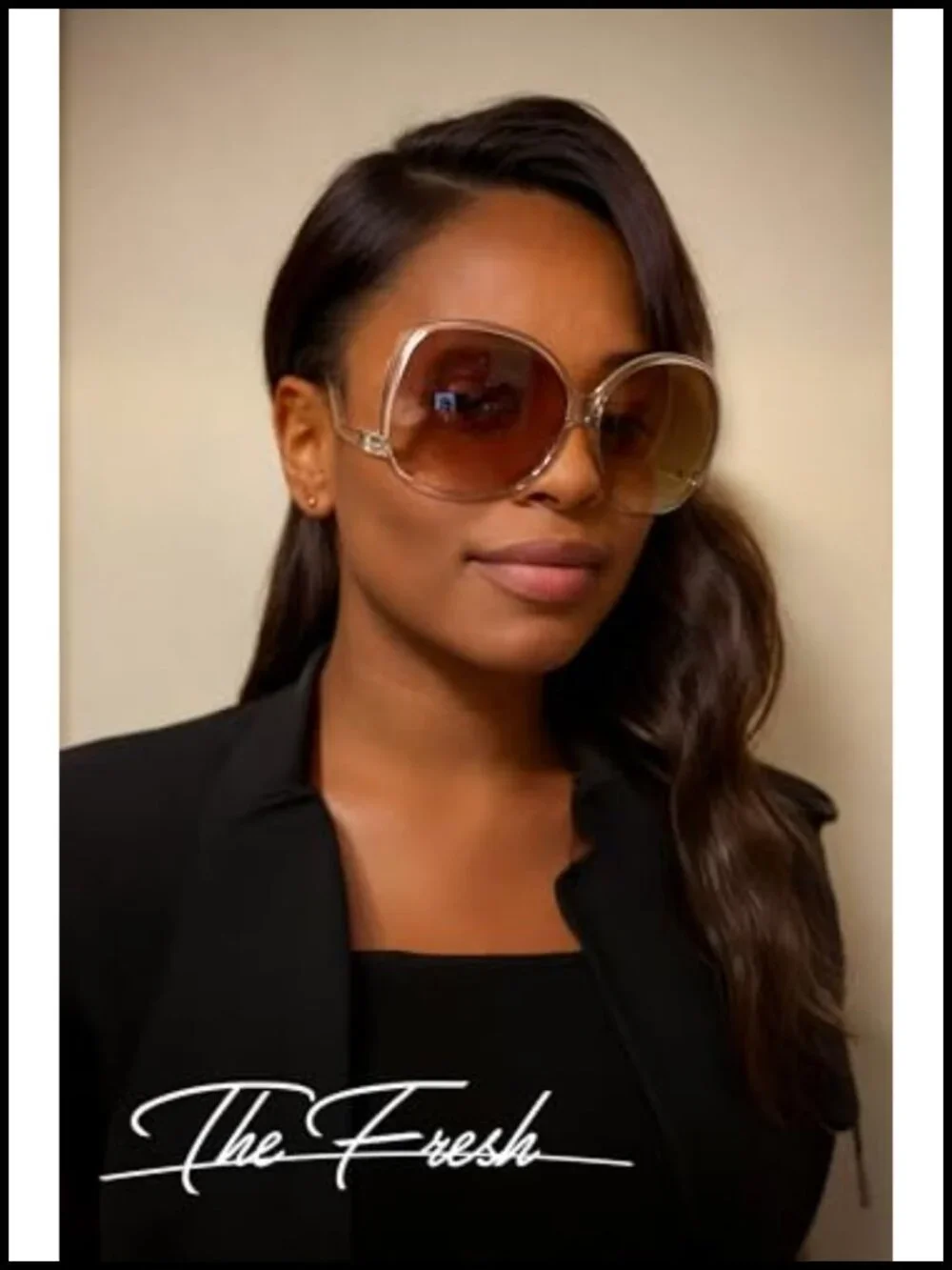 Oversized Cat Eye Hybrid Butterfly Sunglasses UVA UVB Protection